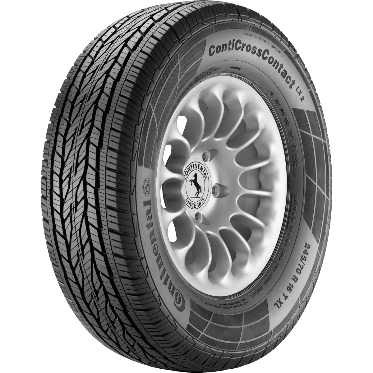 Pneu CONTINENTAL Cross Contact LX 2 255/65 R17 110H pas cher